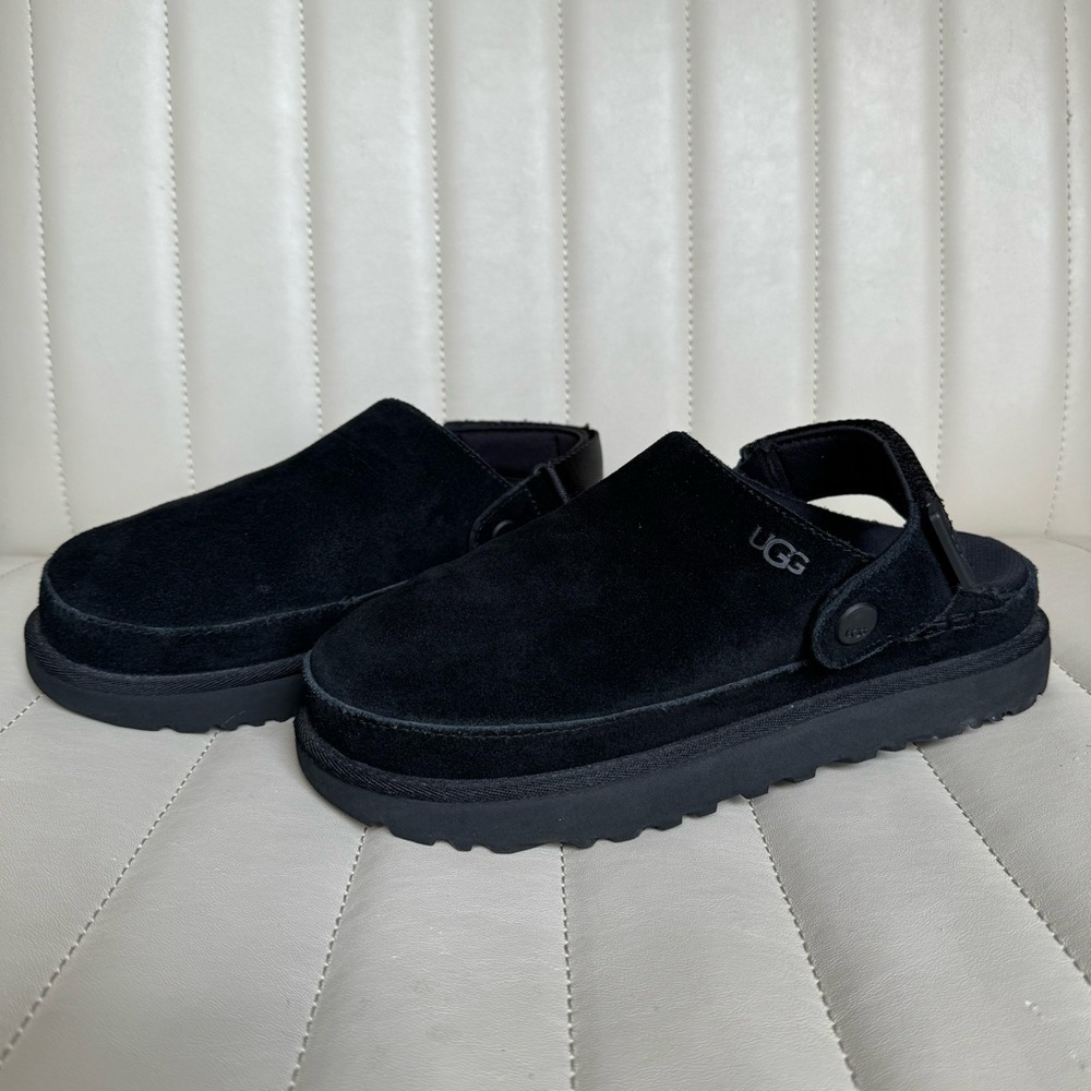 Women's UGG Goldenstar Slingback Clog- Black